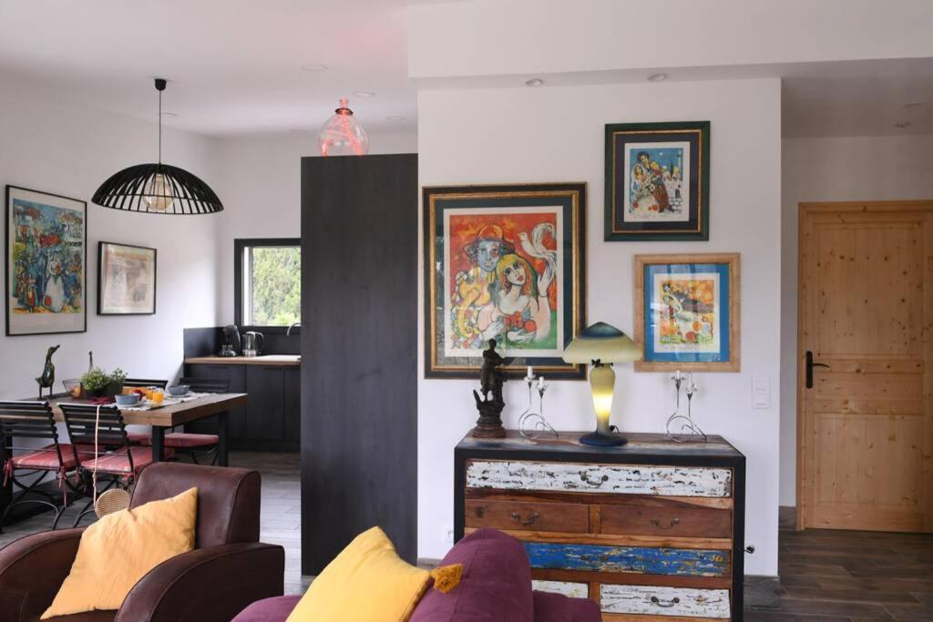 Le Galinie Chic'Art. Un Bel Atelier Avec Piscine Villa Carpentras Ngoại thất bức ảnh