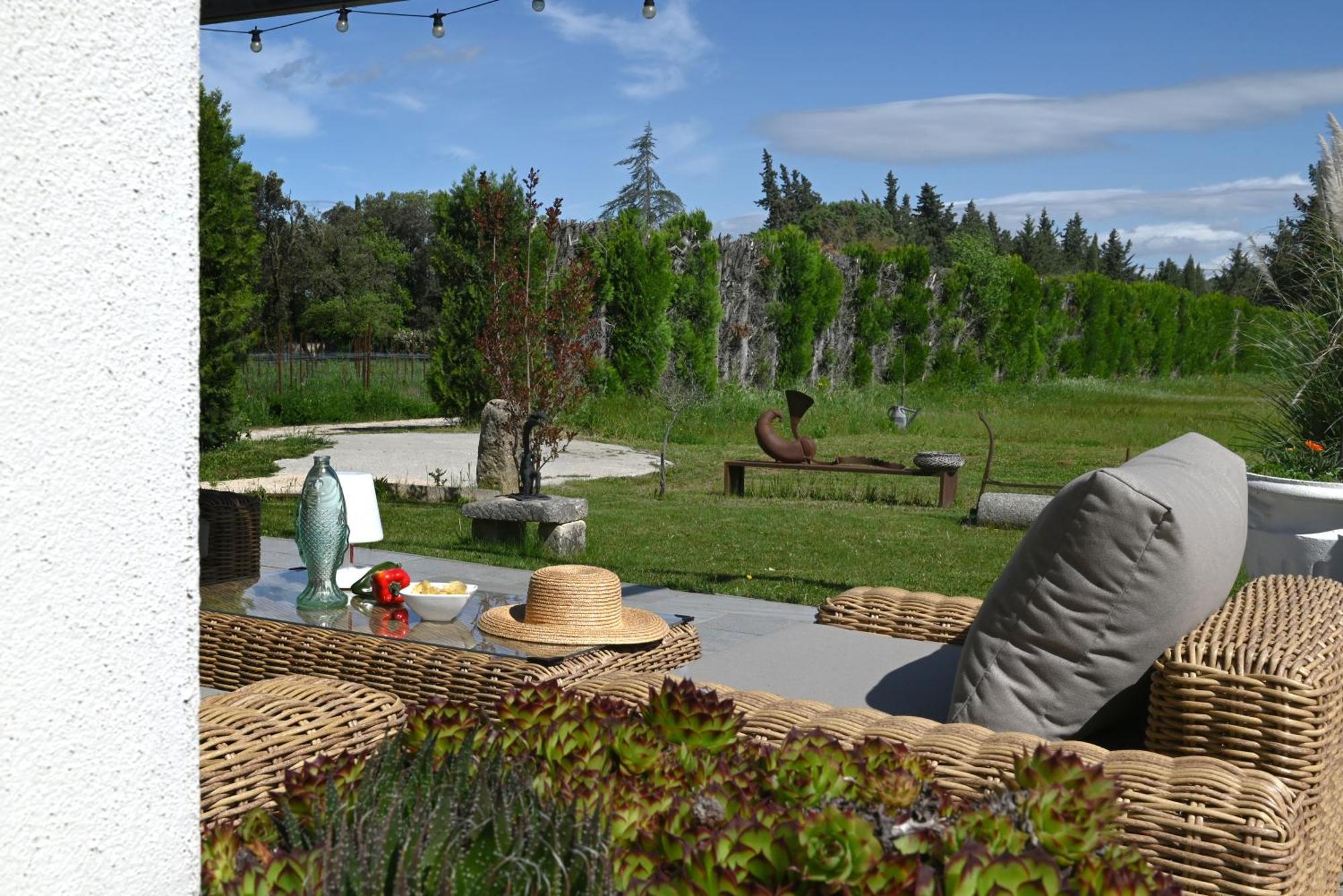 Le Galinie Chic'Art. Un Bel Atelier Avec Piscine Villa Carpentras Ngoại thất bức ảnh