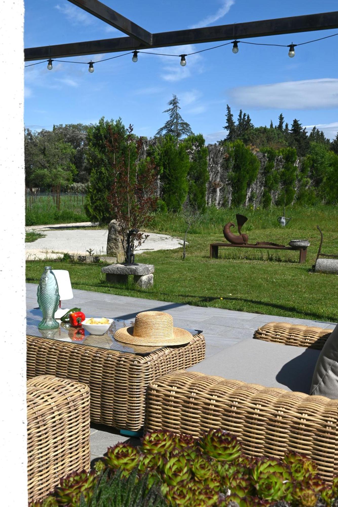Le Galinie Chic'Art. Un Bel Atelier Avec Piscine Villa Carpentras Ngoại thất bức ảnh